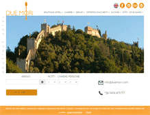 Tablet Screenshot of duemori.it